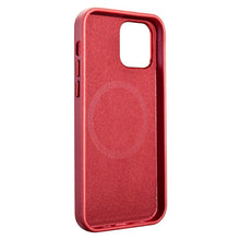 Заредете изображение във визуализатора на галерията – iCarer Case Leather genuine leather case for iPhone 12 Pro / iPhone 12 red (WMI1216-RD) (MagSafe compatible) - TopMag
