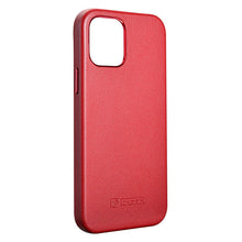 Заредете изображение във визуализатора на галерията – iCarer Case Leather genuine leather case for iPhone 12 Pro / iPhone 12 red (WMI1216-RD) (MagSafe compatible) - TopMag
