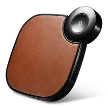 Заредете изображение във визуализатора на галерията – iCarer 2in1 leather Qi wireless charger 10W for smartphone and Apple Watch brown (IWXC005-BN) - TopMag
