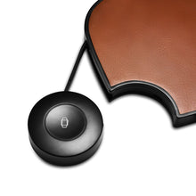 Заредете изображение във визуализатора на галерията – iCarer 2in1 leather Qi wireless charger 10W for smartphone and Apple Watch brown (IWXC005-BN) - TopMag
