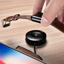 Заредете изображение във визуализатора на галерията – iCarer 2in1 leather Qi wireless charger 10W for smartphone and Apple Watch brown (IWXC005-BN) - TopMag
