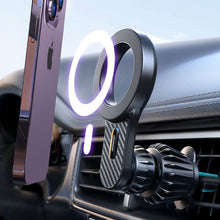 Заредете изображение във визуализатора на галерията – Magnetic car holder for iPhone with MagSafe Joyroom JR-ZS355 - black
