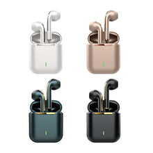 Заредете изображение във визуализатора на галерията – Wireless headset stereo tws j18 + docking station gold - TopMag
