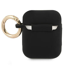 Заредете изображение във визуализатора на галерията – Guess GUA2SSSK AirPods cover czarny/black Silicone Vintage Script - TopMag
