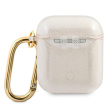 Заредете изображение във визуализатора на галерията – Guess GUA2UCG4GD AirPods cover złoty/gold Glitter Collection - TopMag
