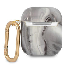 Заредете изображение във визуализатора на галерията – Guess GUA2UNMK AirPods cover czarny/black Marble Collection - TopMag

