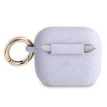 Заредете изображение във визуализатора на галерията – Guess GUA3SGGEU AirPods 3 cover purpurowy/purple Silicone Glitter - TopMag
