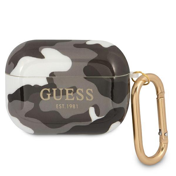 Guess GUAPUCAMG AirPods Pro cover czarny/black Camo Collection - TopMag