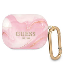 Заредете изображение във визуализатора на галерията – Guess GUAPUNMP AirPods Pro cover różowy/pink Marble Collection - TopMag
