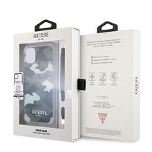 Заредете изображение във визуализатора на галерията – Guess GUHCN61KSARKA iPhone 11 6,1" / Xr zielony/khaki hardcase Camo Collection - TopMag
