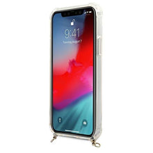 Заредете изображение във визуализатора на галерията – Guess GUHCP12LKC4GSGO iPhone 12 Pro Max 6,7" Transparent hardcase 4G Gold Chain - TopMag
