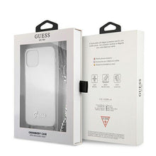 Заредете изображение във визуализатора на галерията – Guess GUHCP12LKC4GSSI iPhone 12 Pro Max 6,7" Transparent hardcase 4G Silver Chain - TopMag
