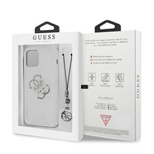 Заредете изображение във визуализатора на галерията – Guess GUHCP12LKS4GSI iPhone 12 Pro Max 6,7" Transparent hardcase 4G Silver Charms Collection - TopMag
