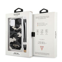 Заредете изображение във визуализатора на галерията – Guess GUHCP12LKSARBK iPhone 12 Pro Max 6,7" czarny/black hardcase Camo Collection - TopMag
