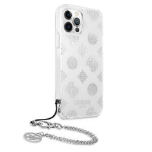 Заредете изображение във визуализатора на галерията – Guess GUHCP12LKSPESI iPhone 12 Pro Max 6,7" srebrny/silver hardcase Peony Chain Collection - TopMag
