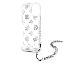 Заредете изображение във визуализатора на галерията – Guess GUHCP12LKSPESI iPhone 12 Pro Max 6,7" srebrny/silver hardcase Peony Chain Collection - TopMag

