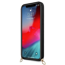 Заредете изображение във визуализатора на галерията – Guess GUHCP12LLSC4GBK iPhone 12 Pro Max 6,7" czarny/black hardcase 4G Gold Chain Collection - TopMag
