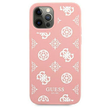Заредете изображение във визуализатора на галерията – Guess GUHCP12LLSPEWPI iPhone 12 Pro Max 6,7" różowy/pink hard case Peony Collection - TopMag

