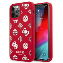 Заредете изображение във визуализатора на галерията – Guess GUHCP12LLSPEWRE iPhone 12 Pro Max 6,7" czerwony/red hard case Peony Collection - TopMag
