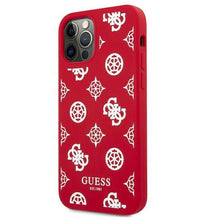 Заредете изображение във визуализатора на галерията – Guess GUHCP12LLSPEWRE iPhone 12 Pro Max 6,7" czerwony/red hard case Peony Collection - TopMag
