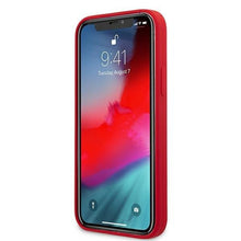 Заредете изображение във визуализатора на галерията – Guess GUHCP12LLSPEWRE iPhone 12 Pro Max 6,7" czerwony/red hard case Peony Collection - TopMag
