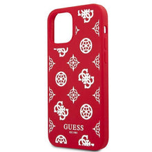 Заредете изображение във визуализатора на галерията – Guess GUHCP12LLSPEWRE iPhone 12 Pro Max 6,7" czerwony/red hard case Peony Collection - TopMag
