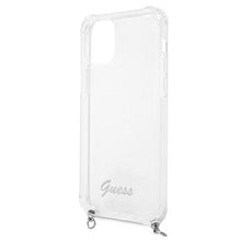 Заредете изображение във визуализатора на галерията – Guess GUHCP12MKC4GSSI iPhone 12/12 Pro 6,1" Transparent hardcase 4G Silver Chain - TopMag
