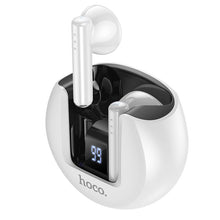 Заредете изображение във визуализатора на галерията – HOCO wireless bluetooth headset TWS EW32 Gentle white
