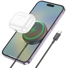 Заредете изображение във визуализатора на галерията – Borofone Wireless induction charger BQ23 Sufficient 15W black
