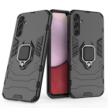 Заредете изображение във визуализатора на галерията – Ring Armor case for Samsung Galaxy A14 armored cover magnetic holder ring black

