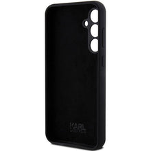 Заредете изображение във визуализатора на галерията – Karl Lagerfeld Silicone Ikonik Metal Pin case for Samsung Galaxy S23 FE - black
