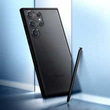 Заредете изображение във визуализатора на галерията – SPIGEN Ultra Hybrid case for SAMSUNG S23 ULTRA frost black
