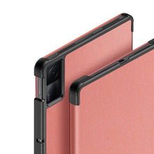 Заредете изображение във визуализатора на галерията – Dux Ducis Domo eco-leather case with stand for Xiaomi Redmi Pad SE 11'' - pink
