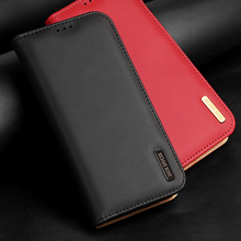 Заредете изображение във визуализатора на галерията – Dux Ducis Hivo Case for Samsung Galaxy S23 Ultra Flip Cover Wallet Stand RFID Blocking Brown
