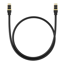 Заредете изображение във визуализатора на галерията – Baseus fast round RJ45 40Gbps Cat network cable. 8 0.5m black
