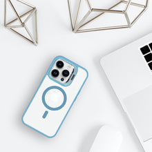 Заредете изображение във визуализатора на галерията – Tel Protect Kickstand Magsafe Case for Iphone 14 Pro Max blue
