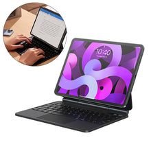 Заредете изображение във визуализатора на галерията – Baseus Brilliance bluetooth keyboard case iPad Pro 11'' (2018) / iPad Air 4 10.9'' / iPad Air 5 10.9'' / iPad 10 10.9'' (2022) magnetic flip stand gray
