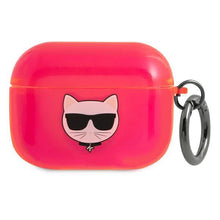 Заредете изображение във визуализатора на галерията – Karl Lagerfeld KLAPUCHFP AirPods Pro cover różowy/pink Choupette - TopMag
