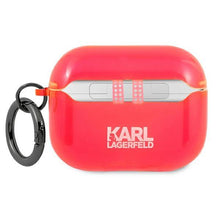 Заредете изображение във визуализатора на галерията – Karl Lagerfeld KLAPUCHFP AirPods Pro cover różowy/pink Choupette - TopMag
