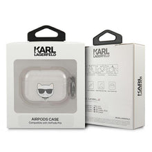 Заредете изображение във визуализатора на галерията – Karl Lagerfeld KLAPUCHGS AirPods Pro cover srebrny/silver Glitter Choupette - TopMag
