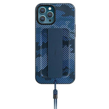 Заредете изображение във визуализатора на галерията – UNIQ etui Heldro iPhone 12 Pro Max 6,7" niebieski moro/marine camo Antimicrobial - TopMag
