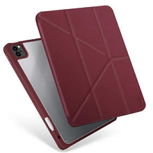 Заредете изображение във визуализатора на галерията – UNIQ etui Moven iPad Pro 11" (2021/2020) Antimicrobial bordowy/burgundy - TopMag
