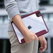 Заредете изображение във визуализатора на галерията – UNIQ etui Moven iPad Pro 11" (2021/2020) Antimicrobial bordowy/burgundy - TopMag
