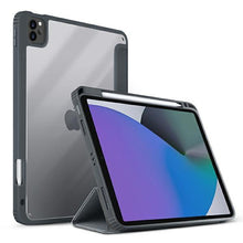 Заредете изображение във визуализатора на галерията – UNIQ etui Moven iPad Pro 11" (2021/2020) Antimicrobial szary/charcoal grey - TopMag
