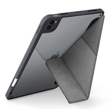 Заредете изображение във визуализатора на галерията – UNIQ etui Moven iPad Pro 11" (2021/2020) Antimicrobial szary/charcoal grey - TopMag
