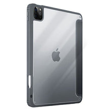 Заредете изображение във визуализатора на галерията – UNIQ etui Moven iPad Pro 12,9" (2021) Antimicrobial szary/charcoal grey - TopMag
