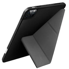 Заредете изображение във визуализатора на галерията – UNIQ etui Transforma iPad Pro 11" (2021) Antimicrobial czarny/ebony black - TopMag
