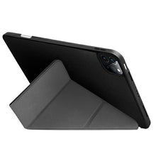 Заредете изображение във визуализатора на галерията – UNIQ etui Transforma iPad Pro 11" (2021) Antimicrobial czarny/ebony black - TopMag
