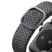 Заредете изображение във визуализатора на галерията – UNIQ pasek Aspen Apple Watch 40/38/41mm Series 4/5/6/7/8/SE/SE2 Braided szary/granite grey - TopMag
