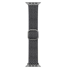 Заредете изображение във визуализатора на галерията – UNIQ pasek Aspen Apple Watch 40/38/41mm Series 4/5/6/7/8/SE/SE2 Braided szary/granite grey - TopMag
